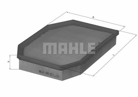 Air filter Mahle&#x2F;Knecht LX 1741