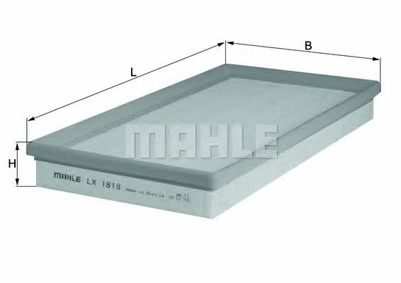 Mahle/Knecht LX 1818 Air filter LX1818: Buy near me in Poland at 2407.PL - Good price!
