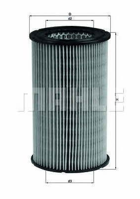 Mahle/Knecht LX 199 Air filter LX199: Buy near me in Poland at 2407.PL - Good price!