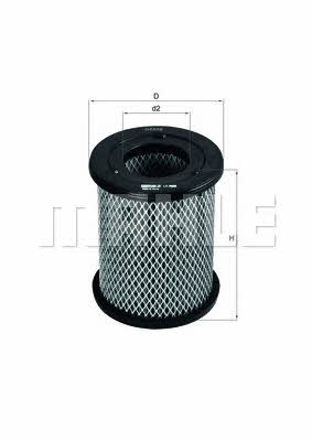 Mahle/Knecht LX 2000 Air filter LX2000: Buy near me in Poland at 2407.PL - Good price!