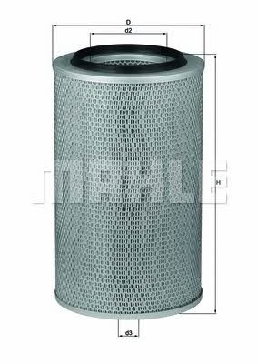 Mahle/Knecht LX 227 Air filter LX227: Buy near me in Poland at 2407.PL - Good price!