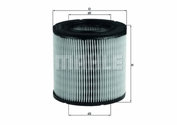 Mahle/Knecht LX 249 Air filter LX249: Buy near me at 2407.PL in Poland at an Affordable price!