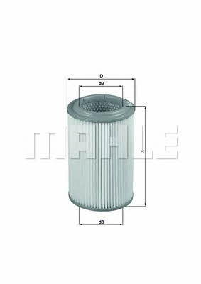Mahle/Knecht LX 2689 Air filter LX2689: Buy near me in Poland at 2407.PL - Good price!