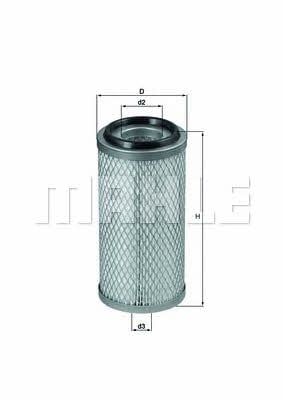 Mahle/Knecht LX 272 Air filter LX272: Buy near me in Poland at 2407.PL - Good price!