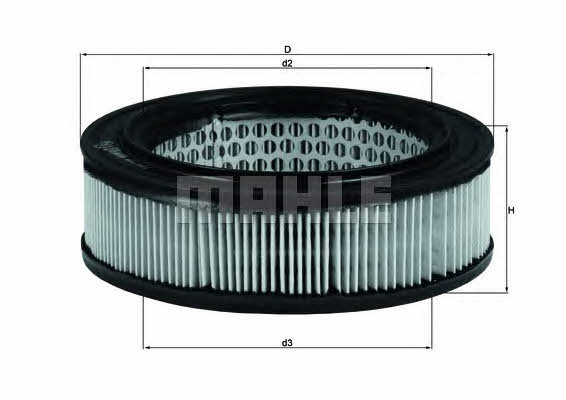 Mahle/Knecht LX 278 Air filter LX278: Buy near me in Poland at 2407.PL - Good price!