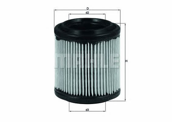 Mahle/Knecht LX 297 Air filter LX297: Buy near me at 2407.PL in Poland at an Affordable price!