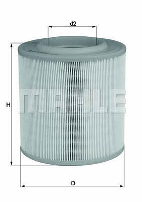 Mahle/Knecht LX 3143 Air filter LX3143: Buy near me in Poland at 2407.PL - Good price!