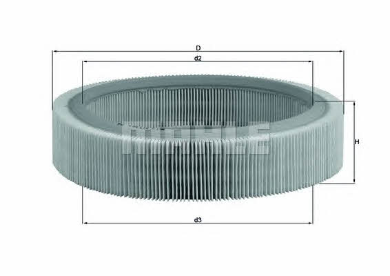 Mahle/Knecht LX 317 Air filter LX317: Buy near me in Poland at 2407.PL - Good price!