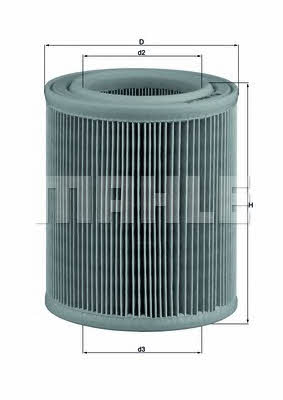 Mahle/Knecht LX 329 Air filter LX329: Buy near me in Poland at 2407.PL - Good price!