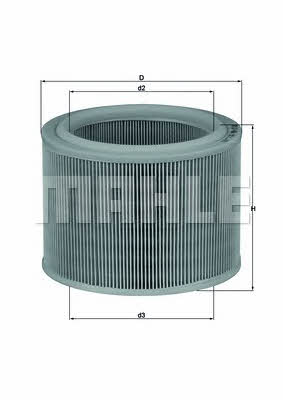 Air filter Mahle&#x2F;Knecht LX 486