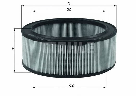 Mahle/Knecht LX 516 Air filter LX516: Buy near me in Poland at 2407.PL - Good price!