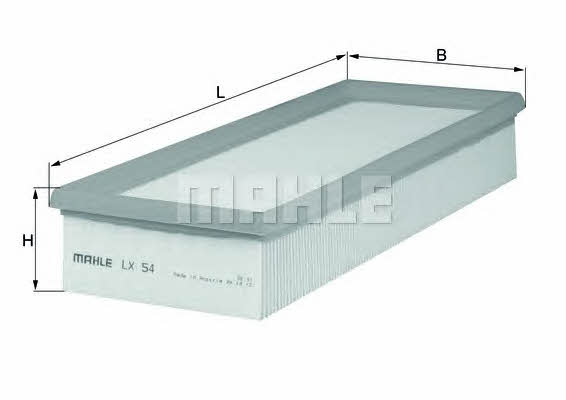 Air filter Mahle/Knecht LX 54