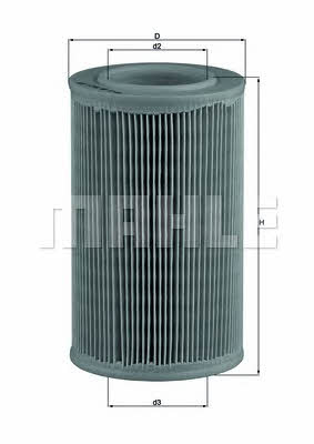 Mahle/Knecht LX 55 Air filter LX55: Buy near me in Poland at 2407.PL - Good price!