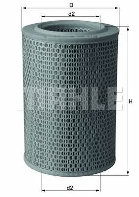 Mahle/Knecht LX 620 Air filter LX620: Buy near me in Poland at 2407.PL - Good price!
