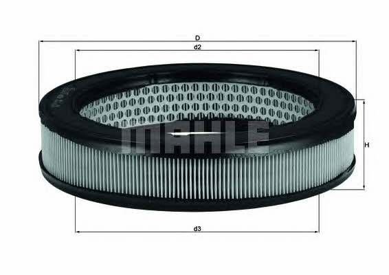 Mahle/Knecht LX 67 Air filter LX67: Buy near me in Poland at 2407.PL - Good price!