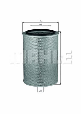 Mahle/Knecht LX 674 Air filter LX674: Buy near me in Poland at 2407.PL - Good price!
