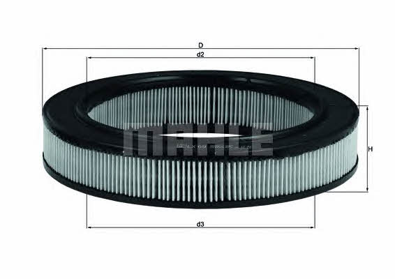 Mahle/Knecht LX 69 Air filter LX69: Buy near me at 2407.PL in Poland at an Affordable price!