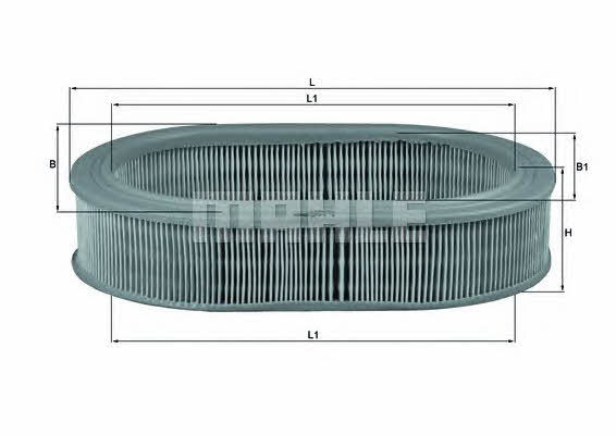 Mahle/Knecht LX 698 Air filter LX698: Buy near me in Poland at 2407.PL - Good price!
