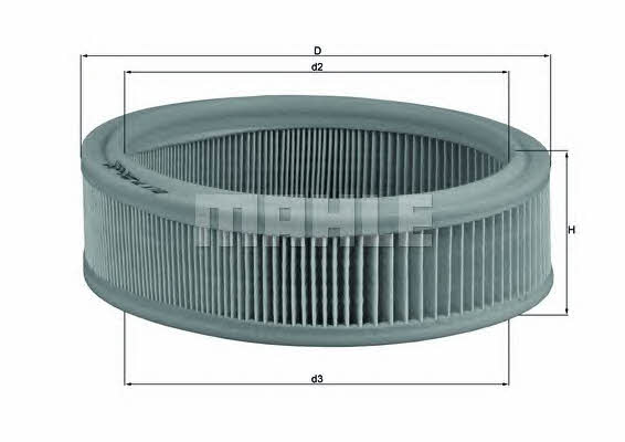 Mahle/Knecht LX 70 Air filter LX70: Buy near me in Poland at 2407.PL - Good price!