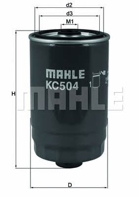 Mahle/Knecht KC 504 Fuel filter KC504: Buy near me in Poland at 2407.PL - Good price!