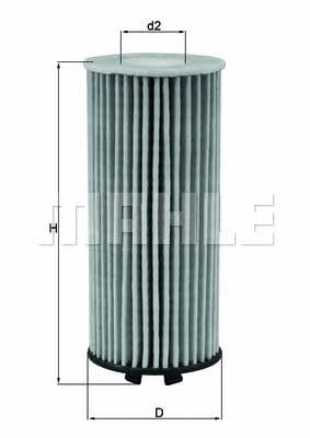 Mahle/Knecht OX 815D Oil Filter OX815D: Buy near me in Poland at 2407.PL - Good price!