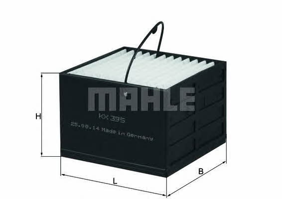 Mahle/Knecht KX 395 Fuel filter KX395: Buy near me in Poland at 2407.PL - Good price!