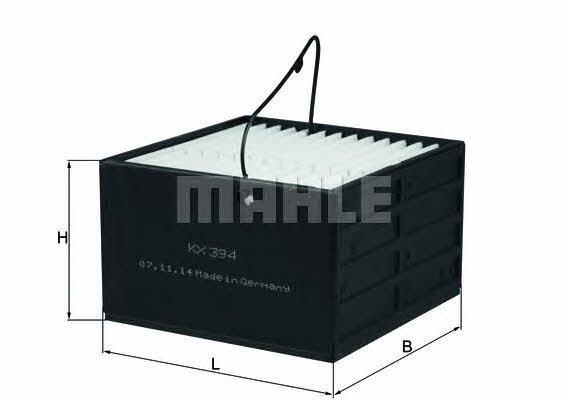 Mahle/Knecht KX 394 Fuel filter KX394: Buy near me in Poland at 2407.PL - Good price!