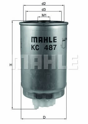 Mahle/Knecht KC 487 Filtr paliwa KC487: Dobra cena w Polsce na 2407.PL - Kup Teraz!