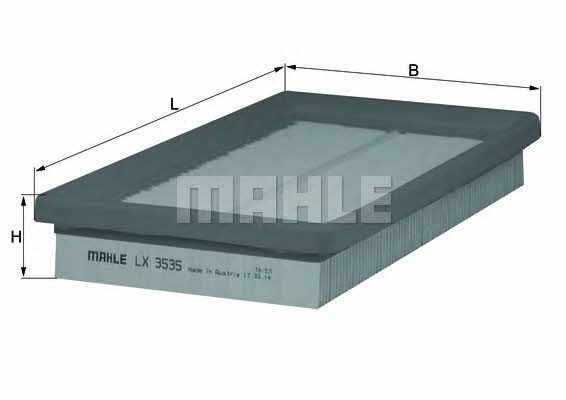 Mahle/Knecht LX 3535 Air filter LX3535: Buy near me in Poland at 2407.PL - Good price!