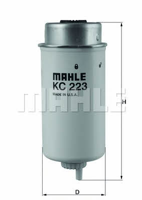 Fuel filter Mahle&#x2F;Knecht KC 223