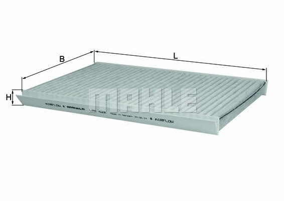 Mahle/Knecht LAK 422 Activated Carbon Cabin Filter LAK422: Buy near me in Poland at 2407.PL - Good price!
