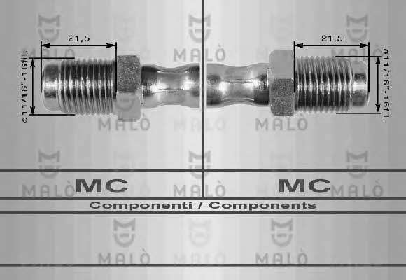 Malo 8000 Тормозной шланг 8000: Отличная цена - Купить в Польше на 2407.PL!