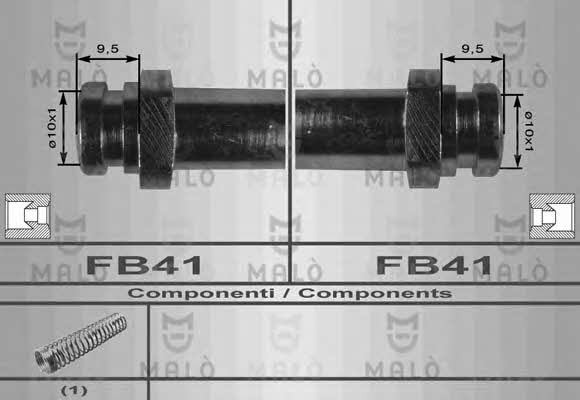 Malo 80052 Bremsschlauch 80052: Kaufen Sie zu einem guten Preis in Polen bei 2407.PL!