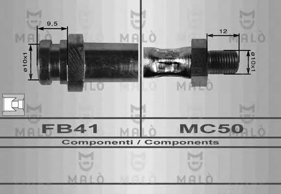 Malo 80107 Bremsschlauch 80107: Kaufen Sie zu einem guten Preis in Polen bei 2407.PL!