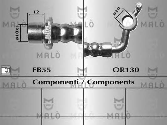 Malo 80141 Bremsschlauch 80141: Kaufen Sie zu einem guten Preis in Polen bei 2407.PL!