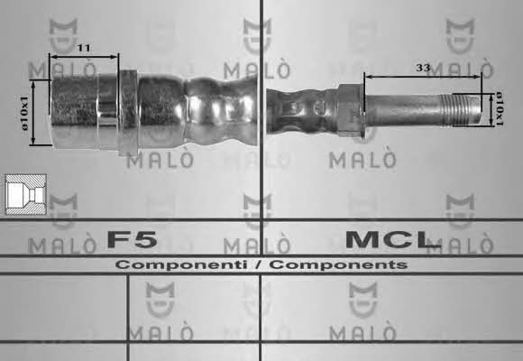 Malo 80228 Bremsschlauch 80228: Kaufen Sie zu einem guten Preis in Polen bei 2407.PL!