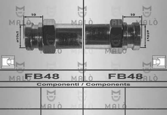 Malo 80259 Тормозной шланг 80259: Отличная цена - Купить в Польше на 2407.PL!