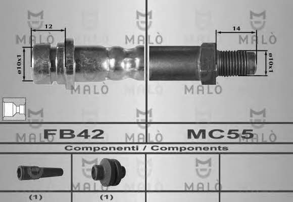 Malo 80306 Bremsschlauch 80306: Bestellen Sie in Polen zu einem guten Preis bei 2407.PL!