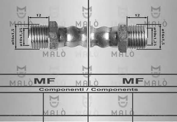 Malo 8059 Гальмівний шланг 8059: Приваблива ціна - Купити у Польщі на 2407.PL!