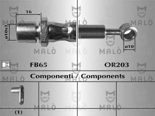 Malo 80859 Bremsschlauch 80859: Kaufen Sie zu einem guten Preis in Polen bei 2407.PL!