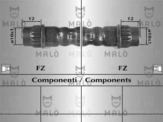 Malo 80938 Гальмівний шланг 80938: Купити у Польщі - Добра ціна на 2407.PL!