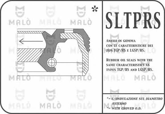 Malo 630PRSF Crankshaft oil seal 630PRSF: Buy near me in Poland at 2407.PL - Good price!