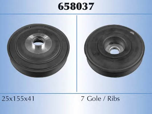 Malo 658037 Pulley crankshaft 658037: Buy near me in Poland at 2407.PL - Good price!