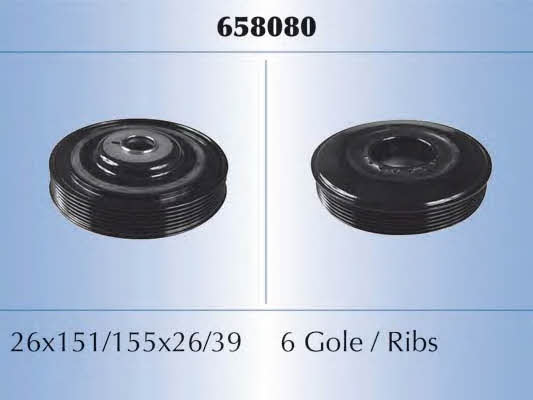 Malo 658080 Pulley crankshaft 658080: Buy near me in Poland at 2407.PL - Good price!