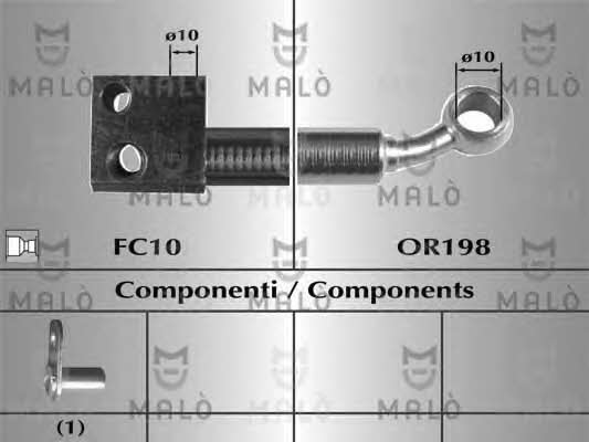 Malo 80973 Bremsschlauch 80973: Kaufen Sie zu einem guten Preis in Polen bei 2407.PL!