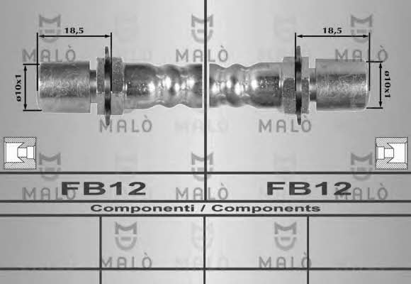 Malo 8213 Гальмівний шланг 8213: Приваблива ціна - Купити у Польщі на 2407.PL!