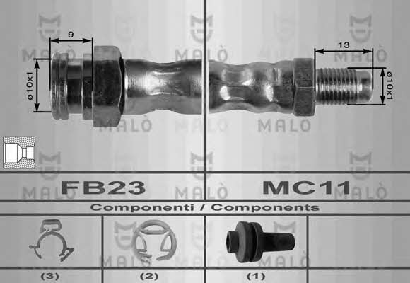 Malo 8436 Bremsschlauch 8436: Kaufen Sie zu einem guten Preis in Polen bei 2407.PL!