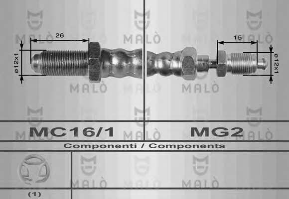 Malo 8438 Clutch hose 8438: Buy near me at 2407.PL in Poland at an Affordable price!