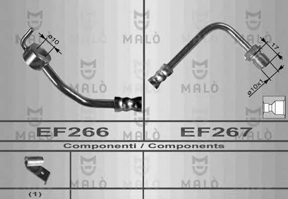 Malo 8465 Гальмівний шланг 8465: Приваблива ціна - Купити у Польщі на 2407.PL!