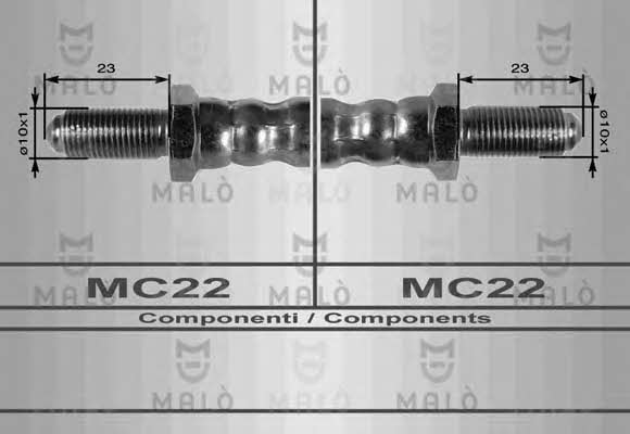 Malo 8472 Brake Hose 8472: Buy near me in Poland at 2407.PL - Good price!